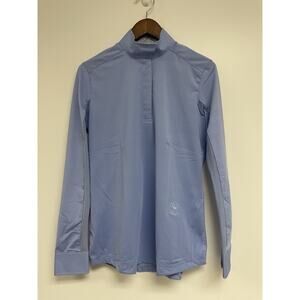 Essex Classics Long Breathable Sleeve Show Shirt - Blue - NWT $142!